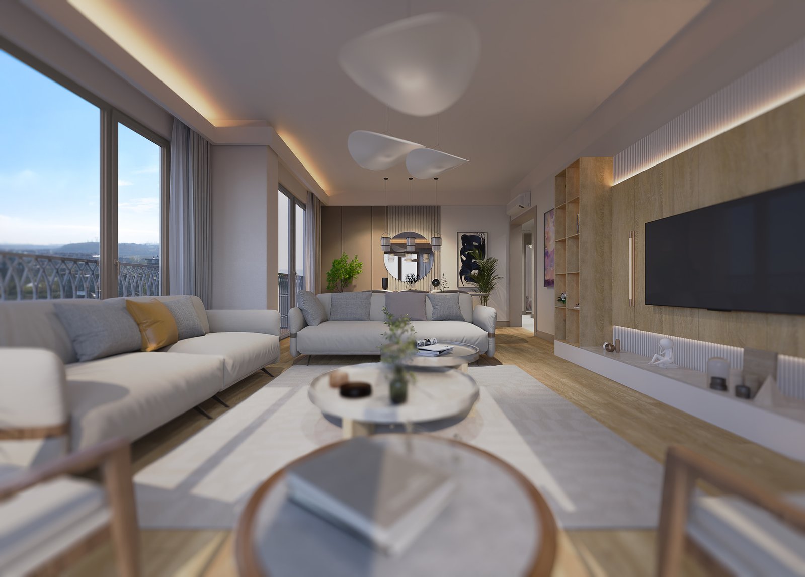 06-SALON DETAY Family Apartments in Göktürk, Istanbul