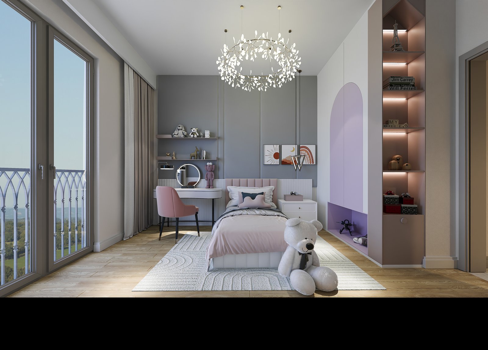 15-KIZ COCUK ODASI 01 Family Apartments in Göktürk, Istanbul