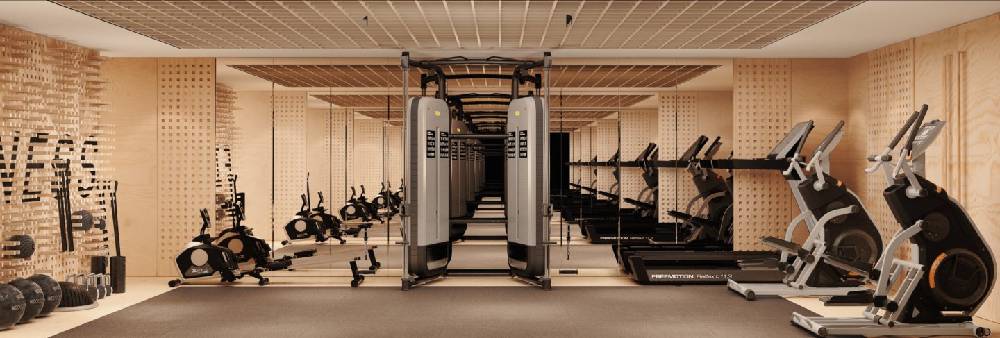 FITNESS (4) Modern Apartments in Basın Ekspres, Istanbul