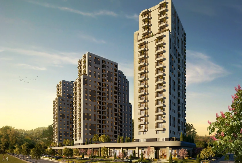 Modern Apartments in Basın Ekspres, Istanbul